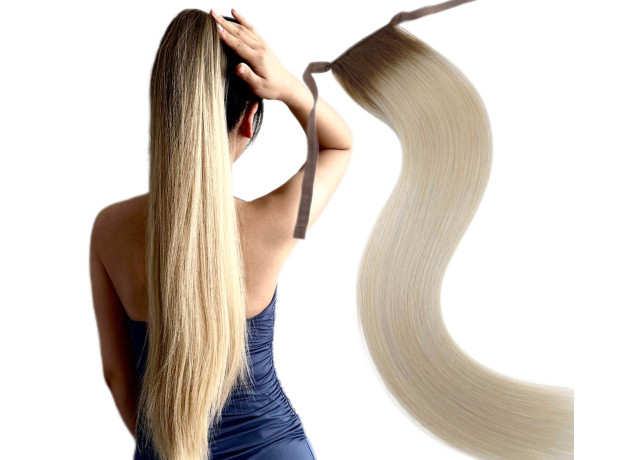 Coada de par White Platinum Ombre #9/#60